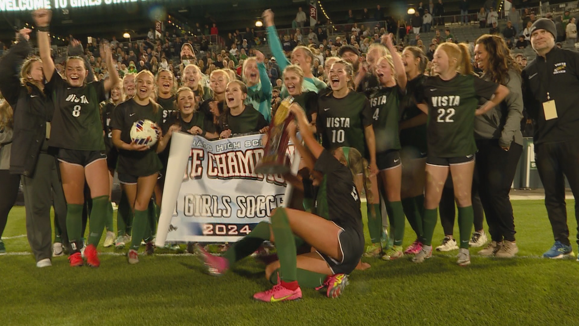 The Golden Eagles shut out their crosstown rival Jaguars 1-0 in the Class 5A state title game.