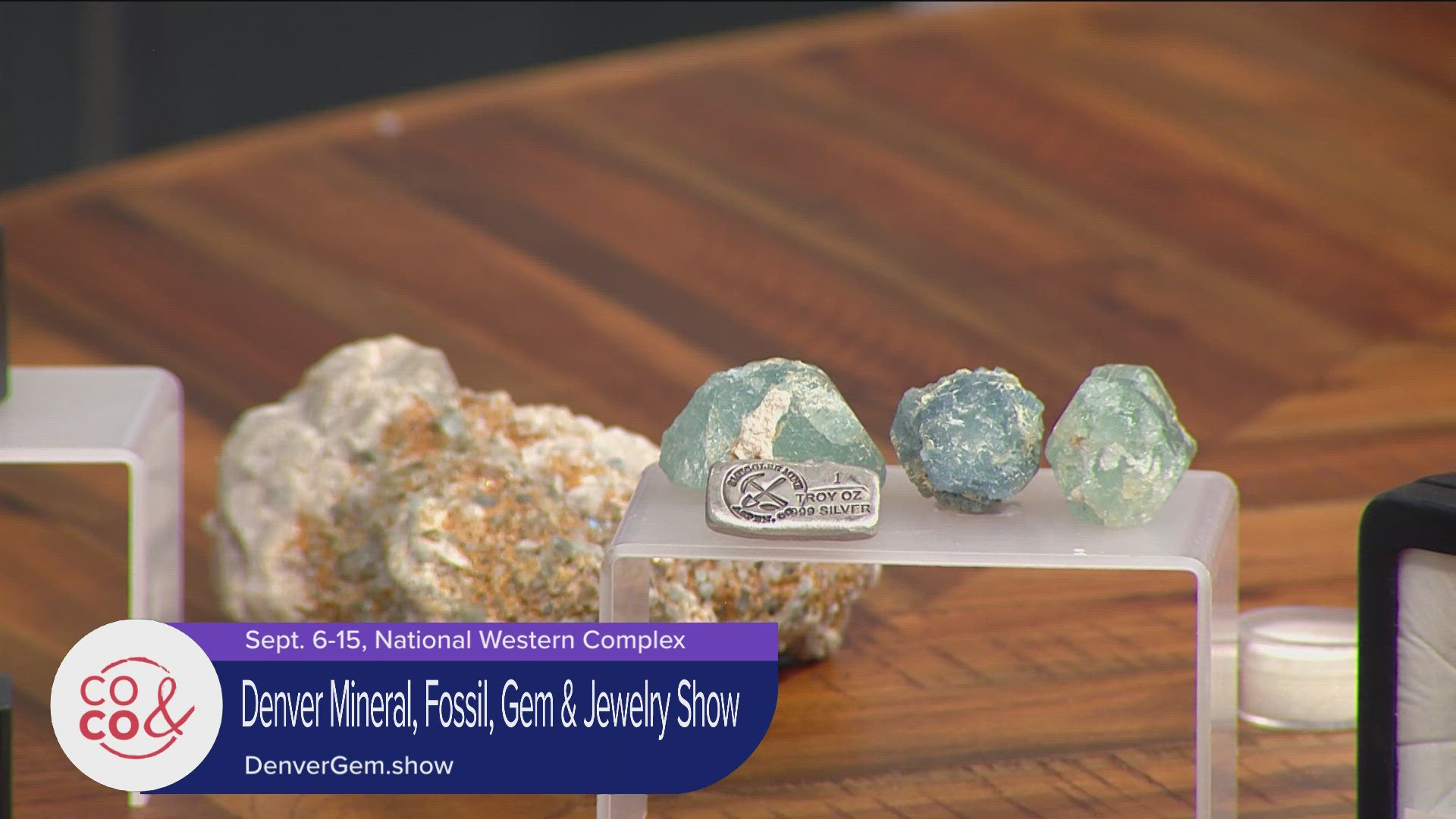 American Gem Tracker Brian Busse will be at the Denver Mineral, Fossil, Gem and Jewelry Show and so should you! Get tickets at DenverGem.show.