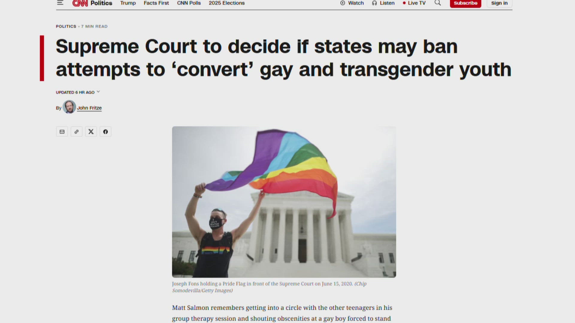 Supreme Court to hear challenge to Colorado conversion therapy ban ...