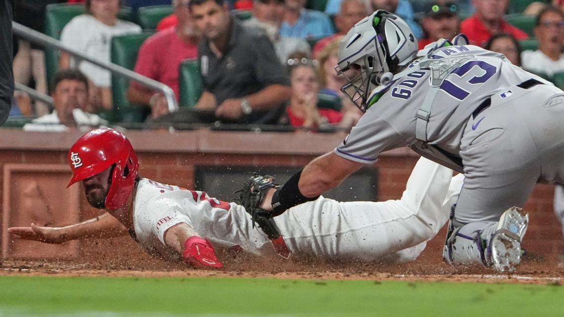 Cardinals defeat Rockies with Donovan's two-run double | 9news.com