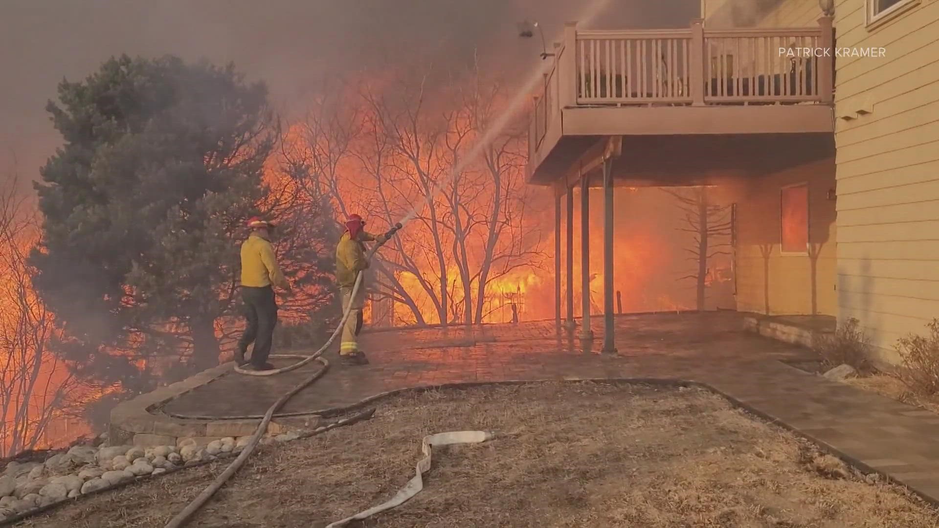 Patrick Kramer is a firefighter with Longmont Fire who helped fight the Marshall Fire in Louisville and Superior. He shot this video as he worked to fight the fire.