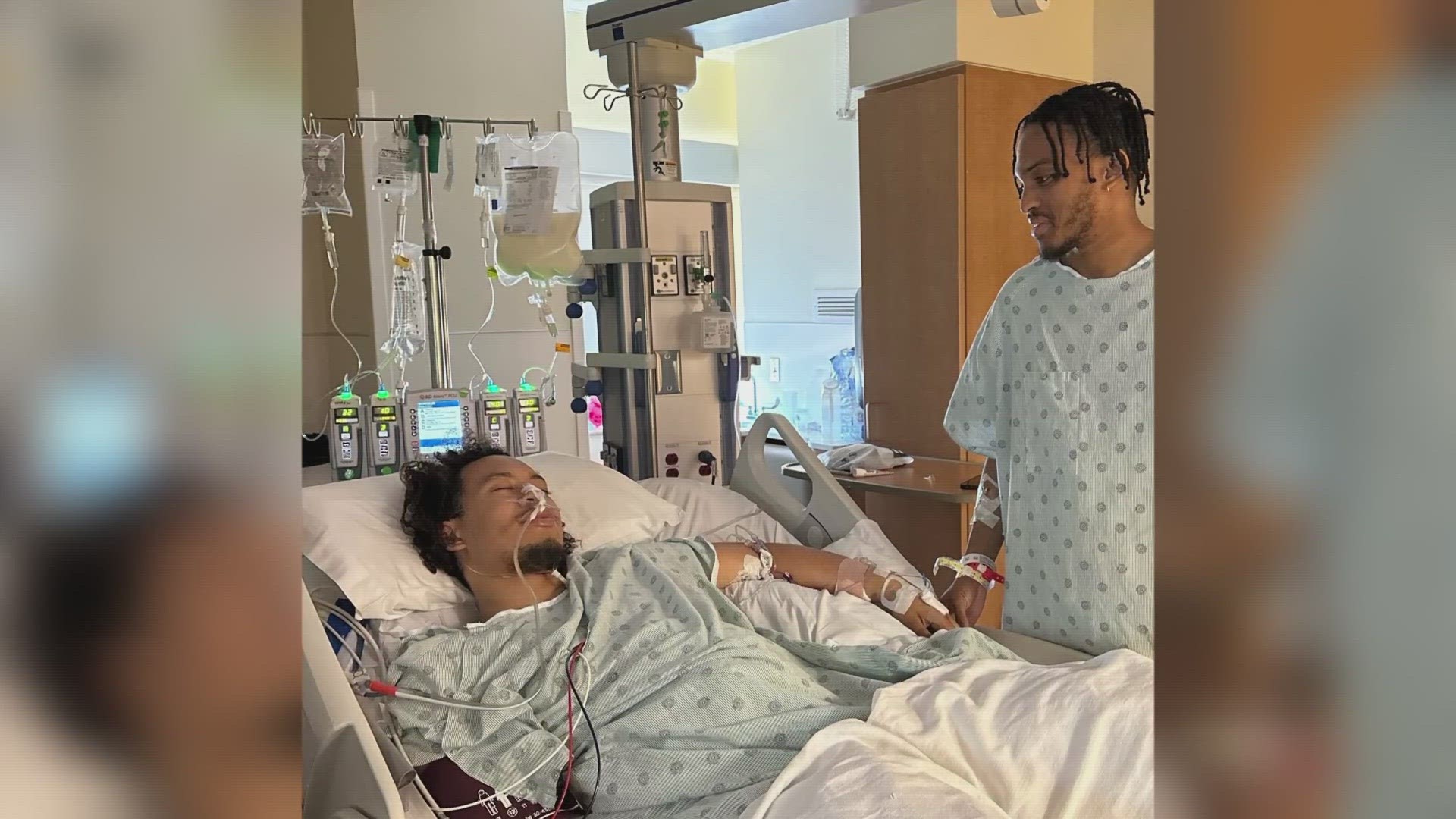 Trejon Hamilton and Keith Sablan spent weeks in the hospital after they were shot during downtown celebrations of the first NBA championship for the Nuggets.