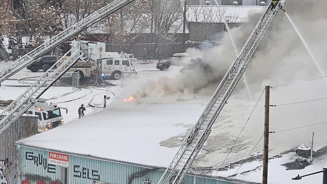 Denver firefighter injured fighting warehouse fire | 9news.com