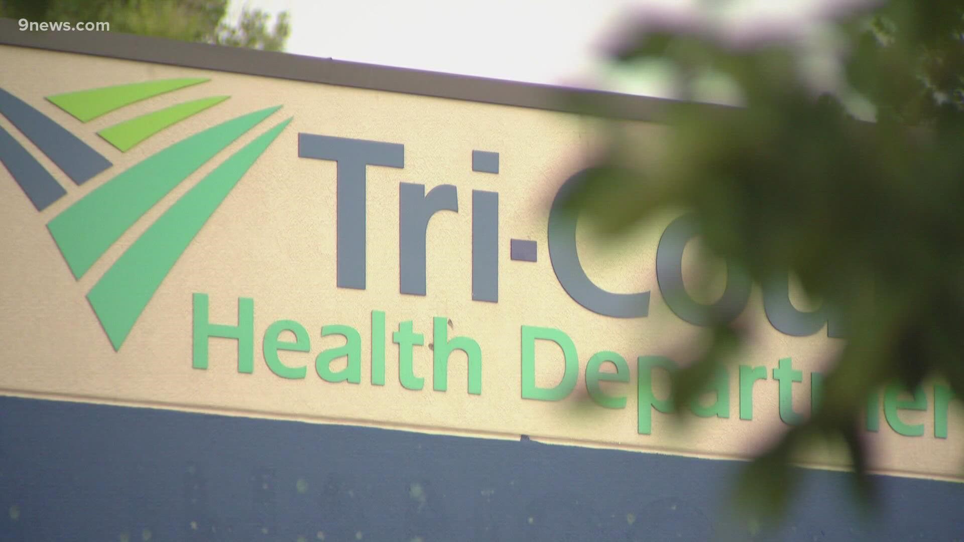 Arapahoe County is considering withdrawing from the Tri-County Health Department effective December 31, 2022.