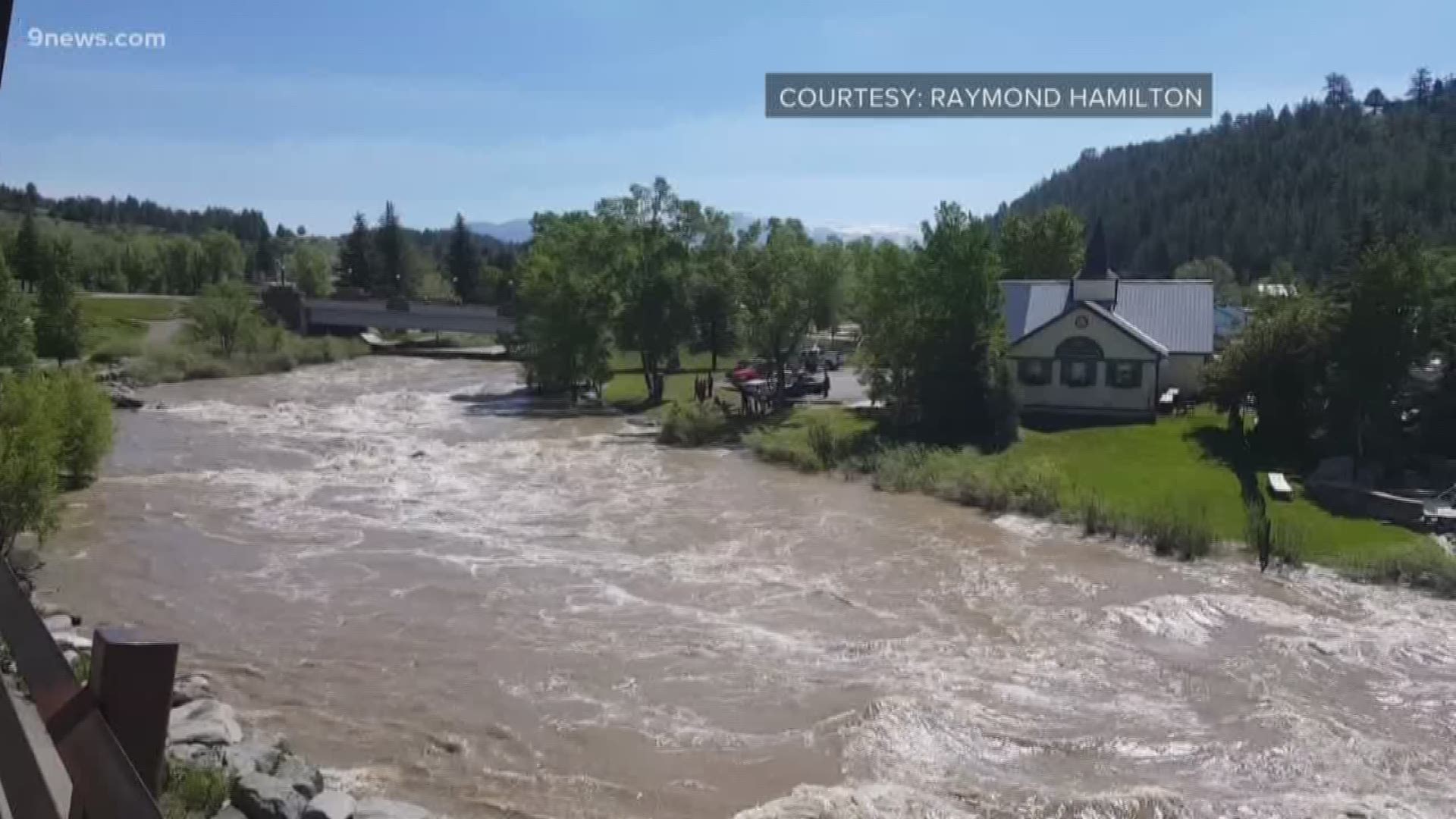 Water is rising in Colorado's rivers as record snowpack starts to melt