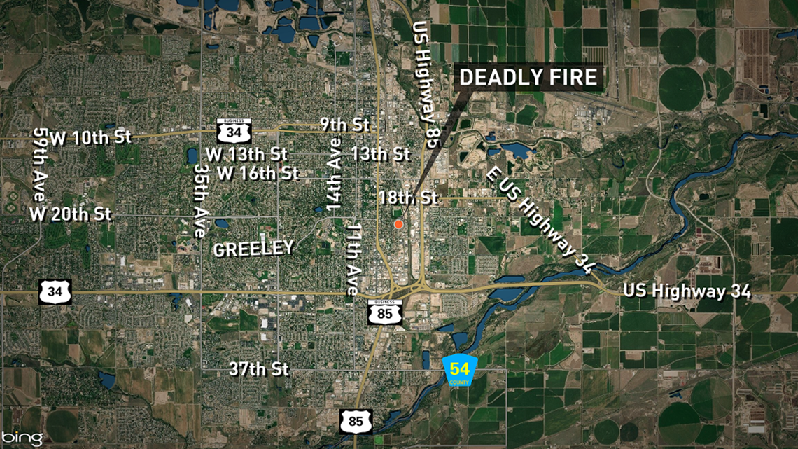 Greeley home fire leaves a woman dead