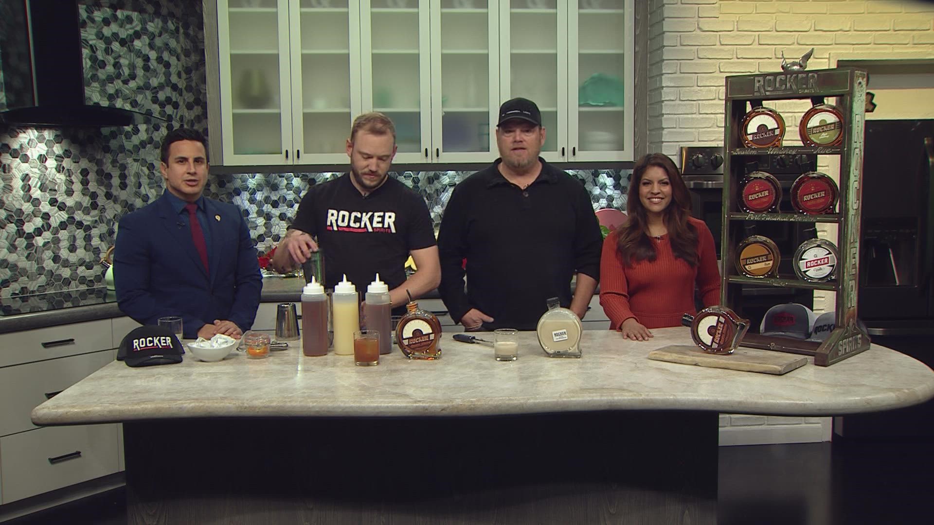 Duston Evans and MJ Younkers from Rocker Spirits in Littleton share cocktail ideas for the holiday.