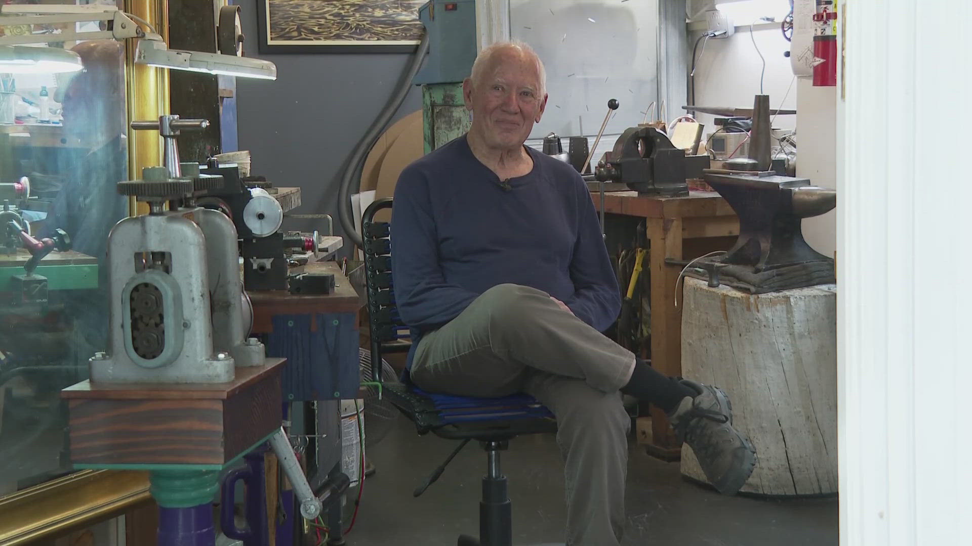 Nelson Giesecke has been creating jewelry for more than 50 years. He currently owns Object Design Studios.