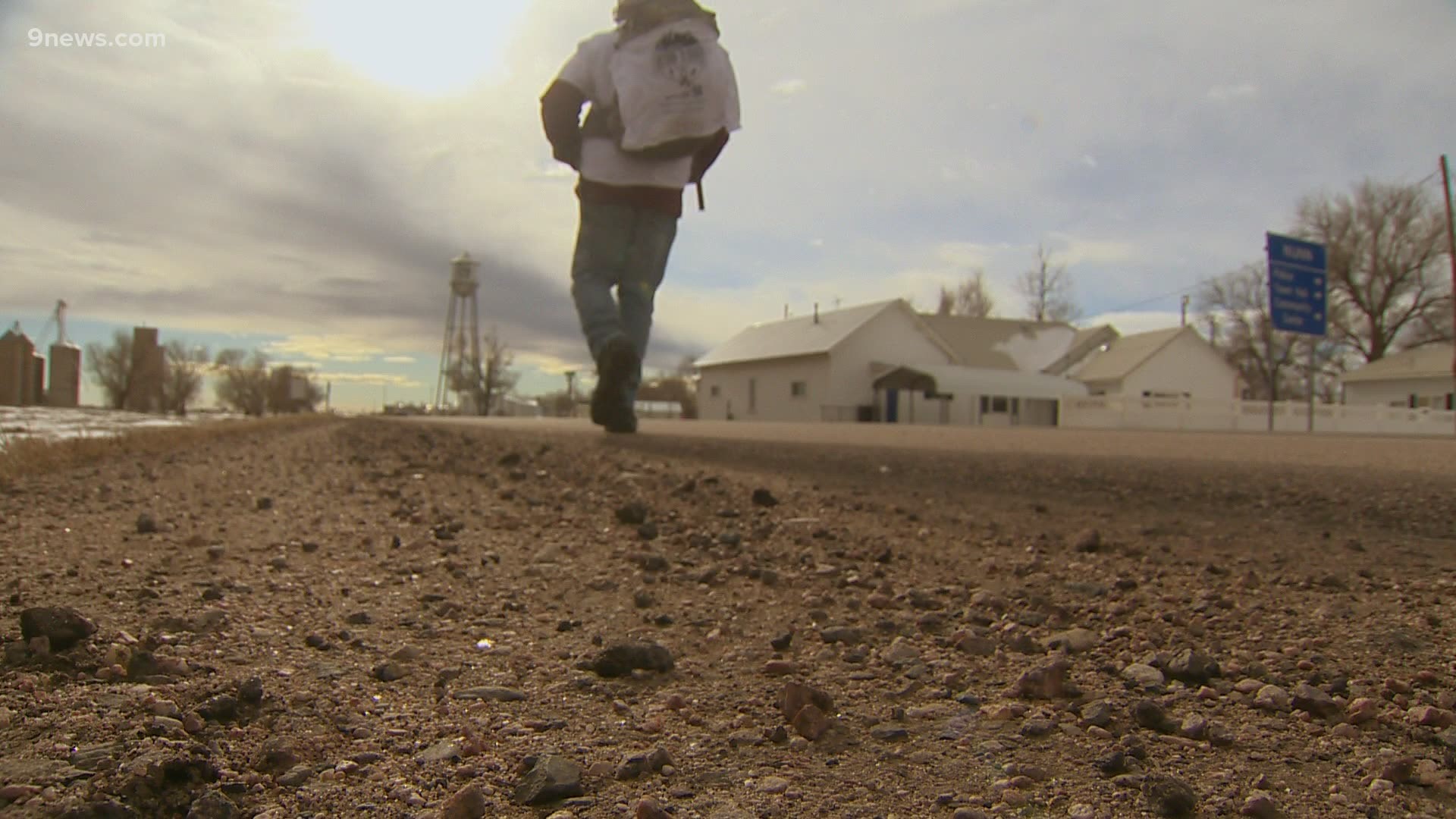 This walk from Cheyenne to Denver is for 21-year-old Justin Smithey, who was diagnosed with brain cancer in September.