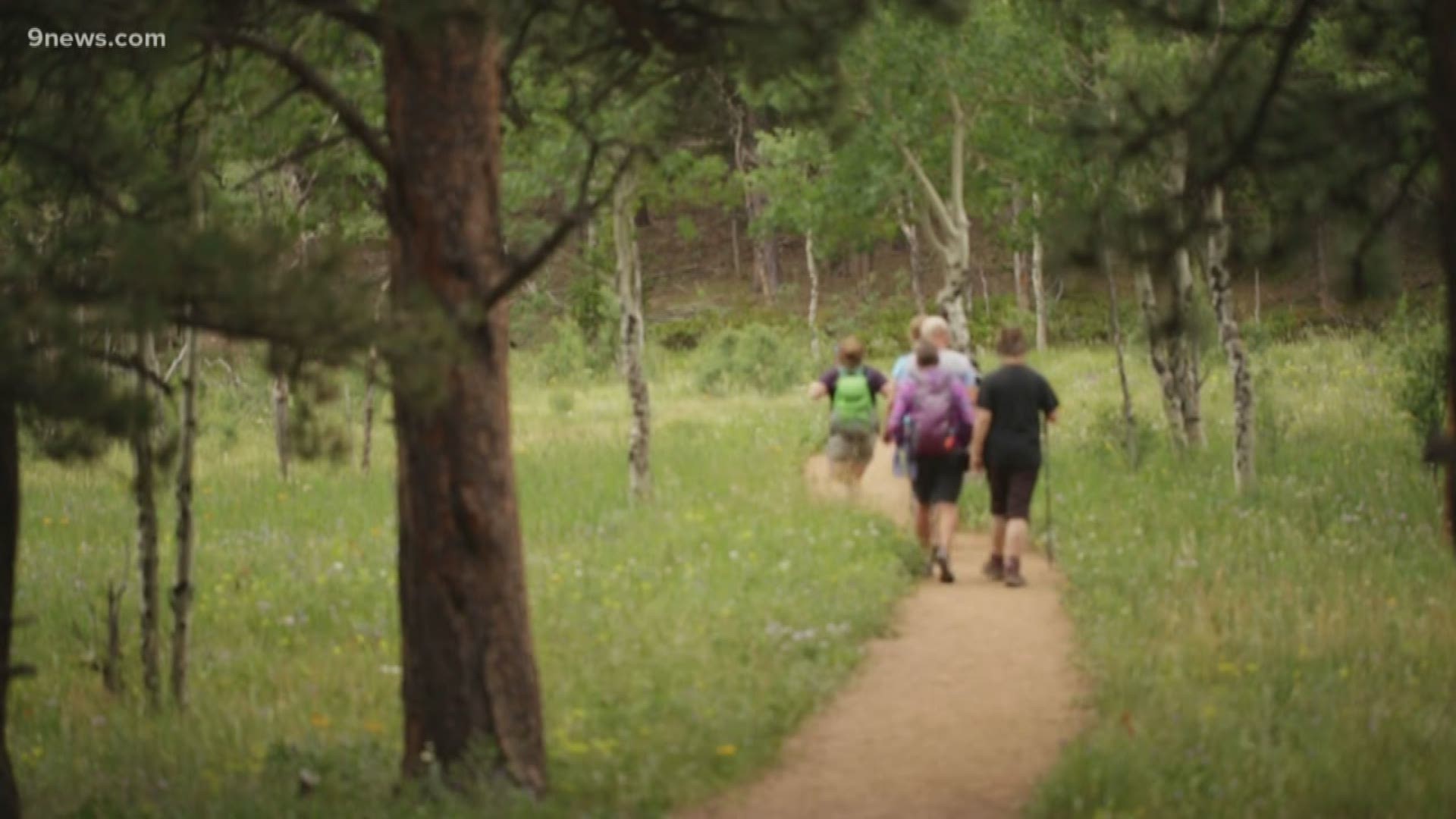 Photojournalist Chris Hansen tags along with a group of seniors on a hike in Boulder County.