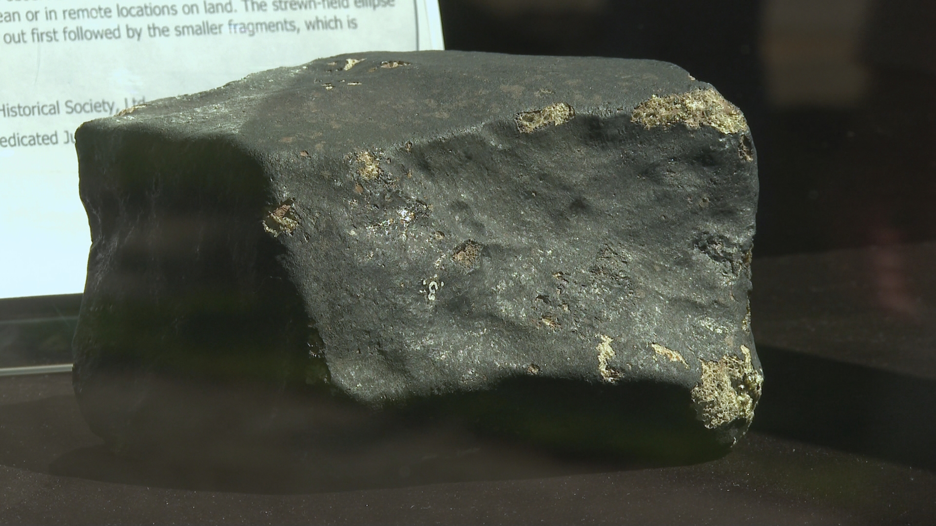 Meteorite returns to cemetery where it landed 100 years ago | 9news.com