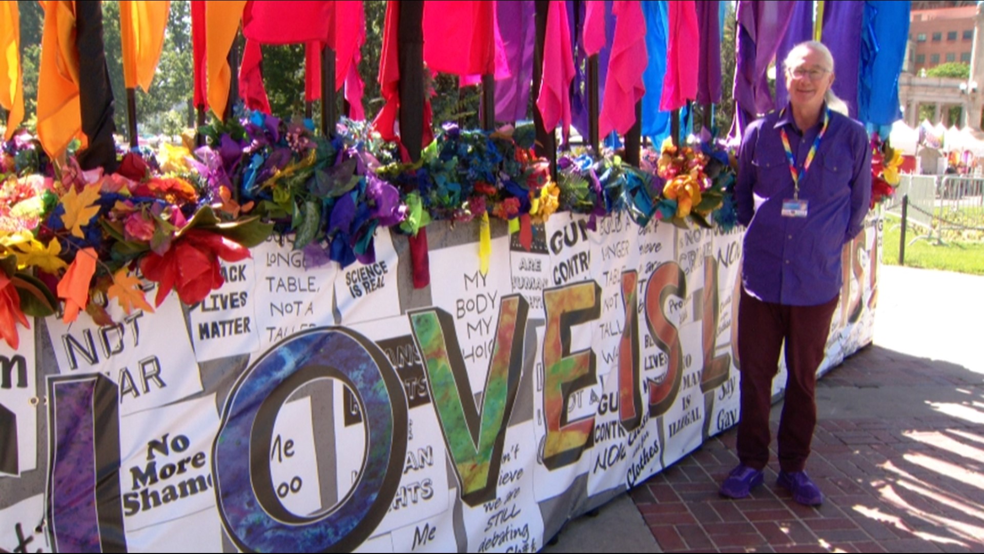 Denver Pride art installation celebrates progress and much more | 9news.com