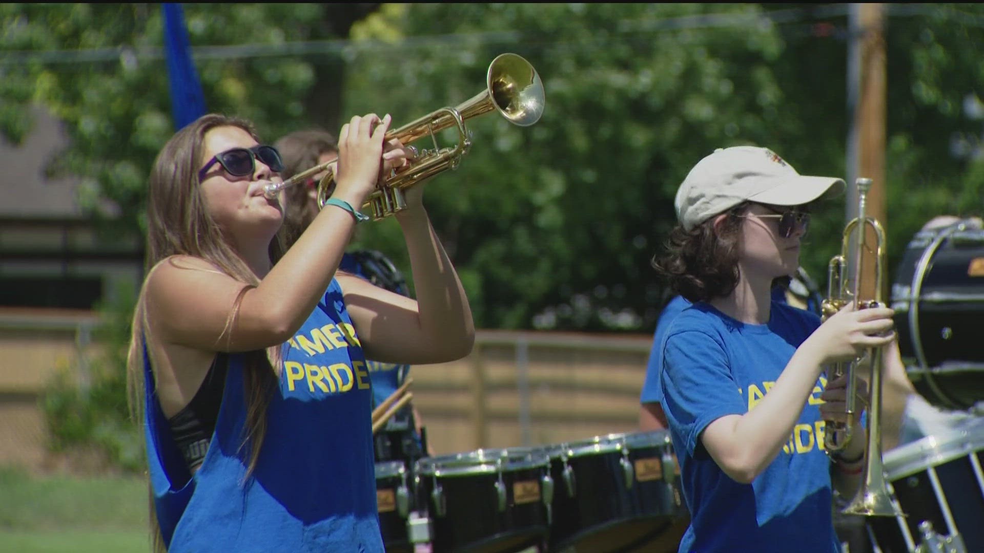 The 'Farmer Pride' marching band is taking the field for competition for the first time in more than a decade.