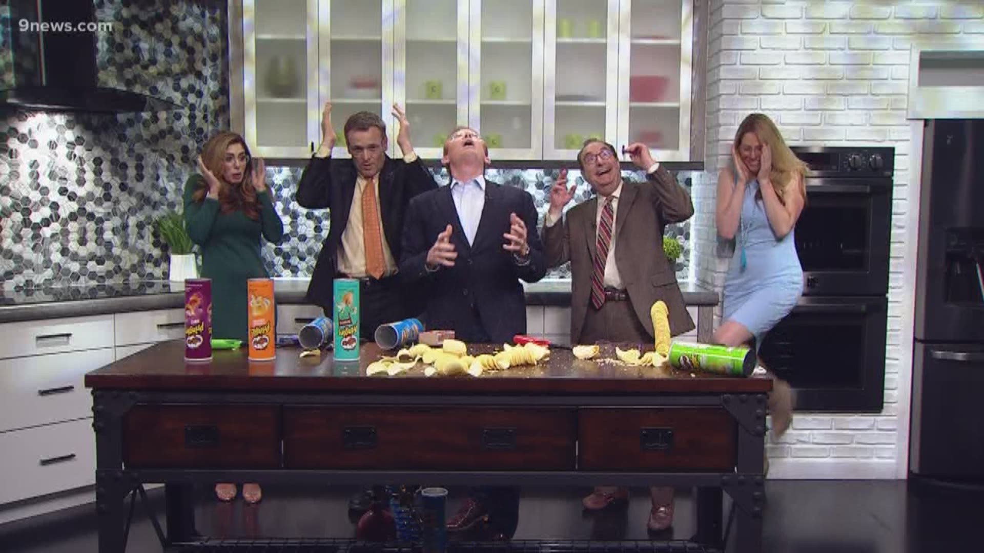 When Steve Spangler stops by the 9NEWS studio things tend to explode. Today was no exception, he showed us how to blow up some potato chips, in a safe way of course.