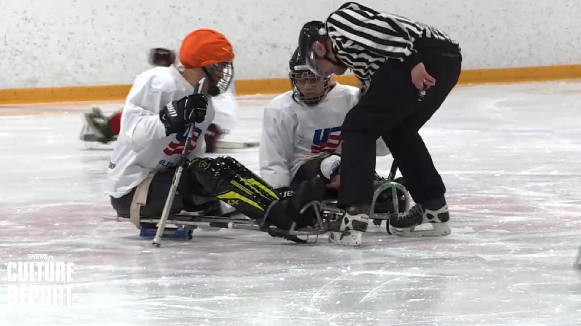The camp's participants sharpened their skills on the ice by receiving training from respected coaches and members of the USA Hockey National Sled Hockey Team.
