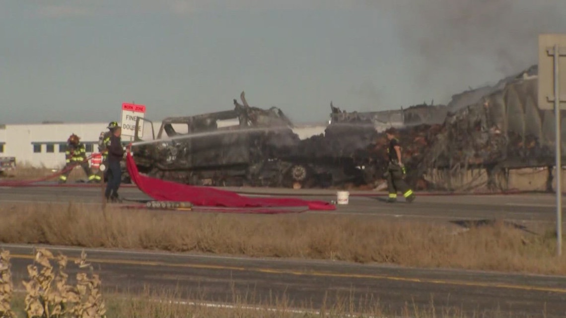 I-70 Multi-Semi Fire Near Denver; I-43 Rollover