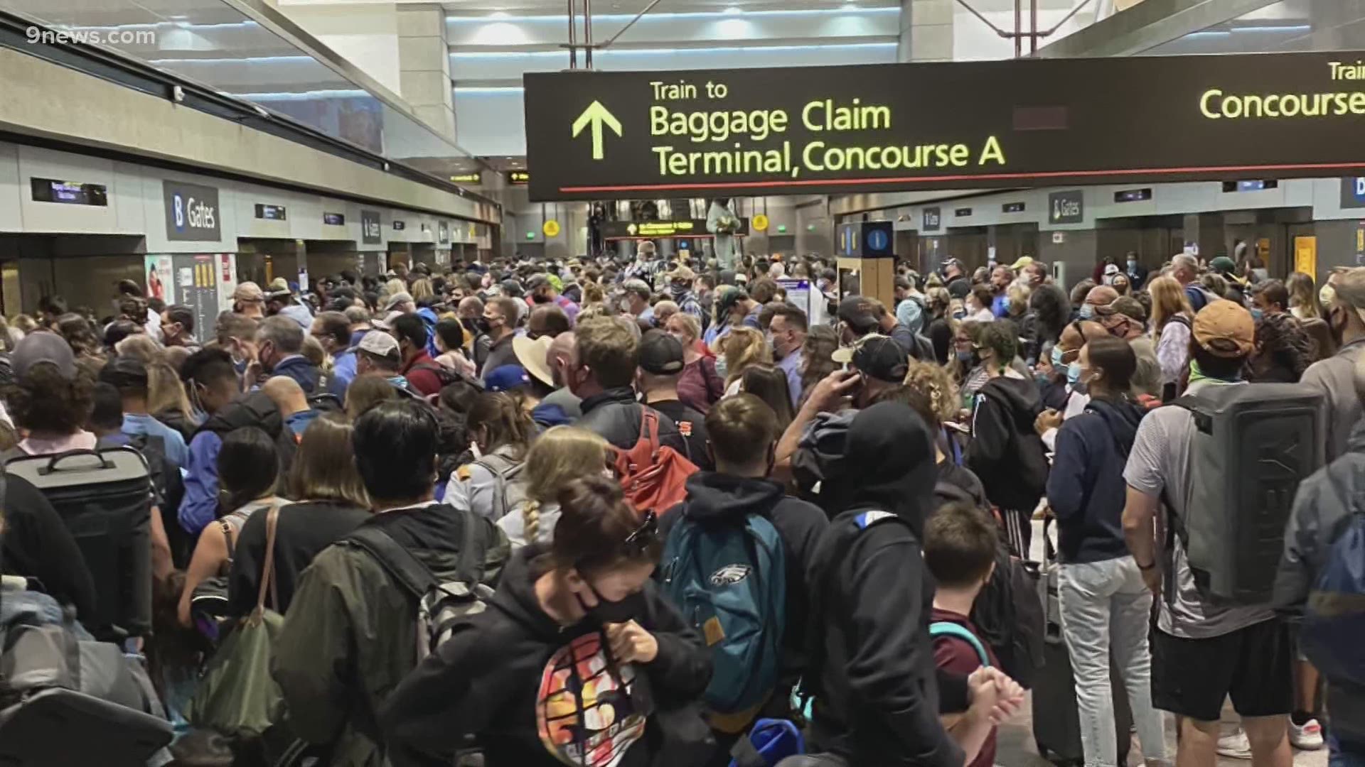 Denver International Airport is starting to see more travelers as the CDC says anyone fully-vaccinated for COVID can safely travel in the U.S