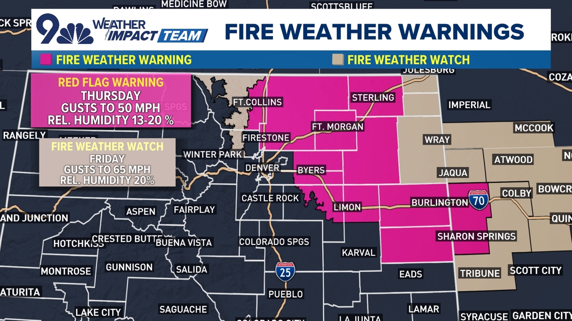 Denver braces for high winds and fire risk as warmest winter start on record persists