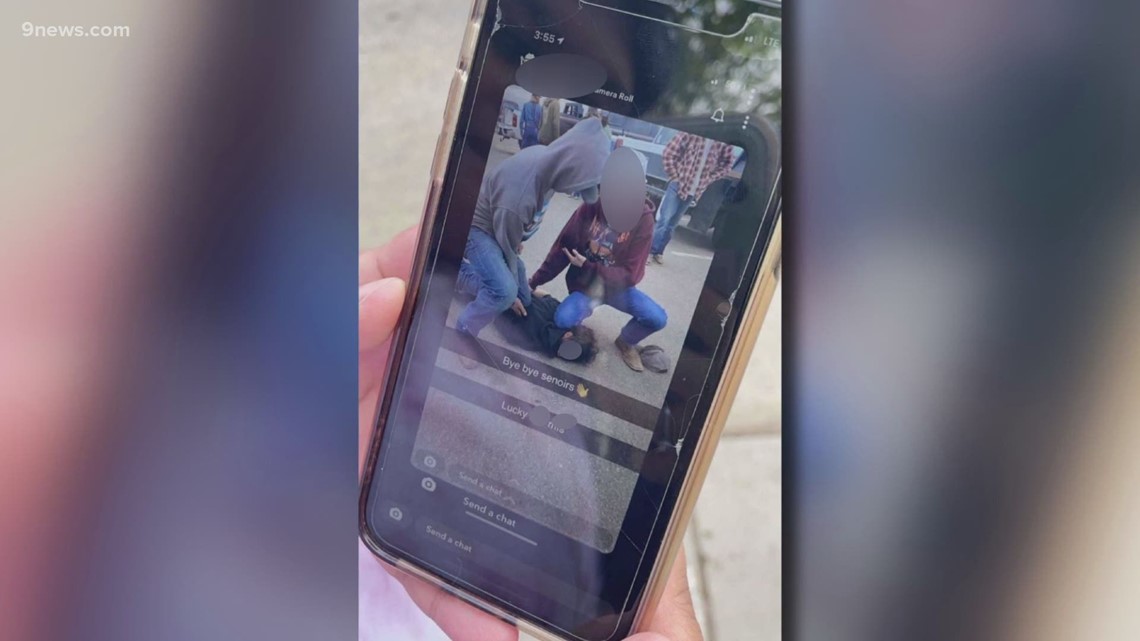 Social media post appears to show 3 people recreating the death of