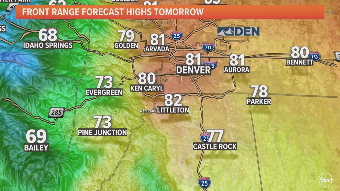 Extended Colorado weather forecast for May 25, 2022