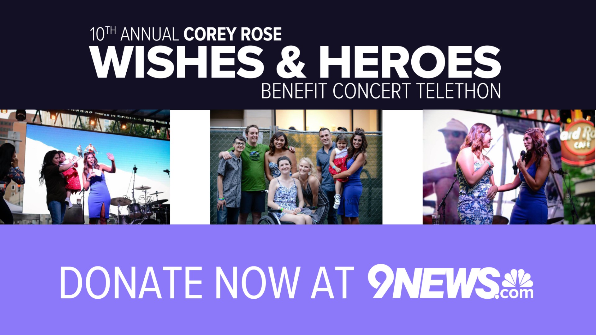 Watch the Corey Rose benefit concert on Aug. 1 at 6 p.m. on Channel 20.