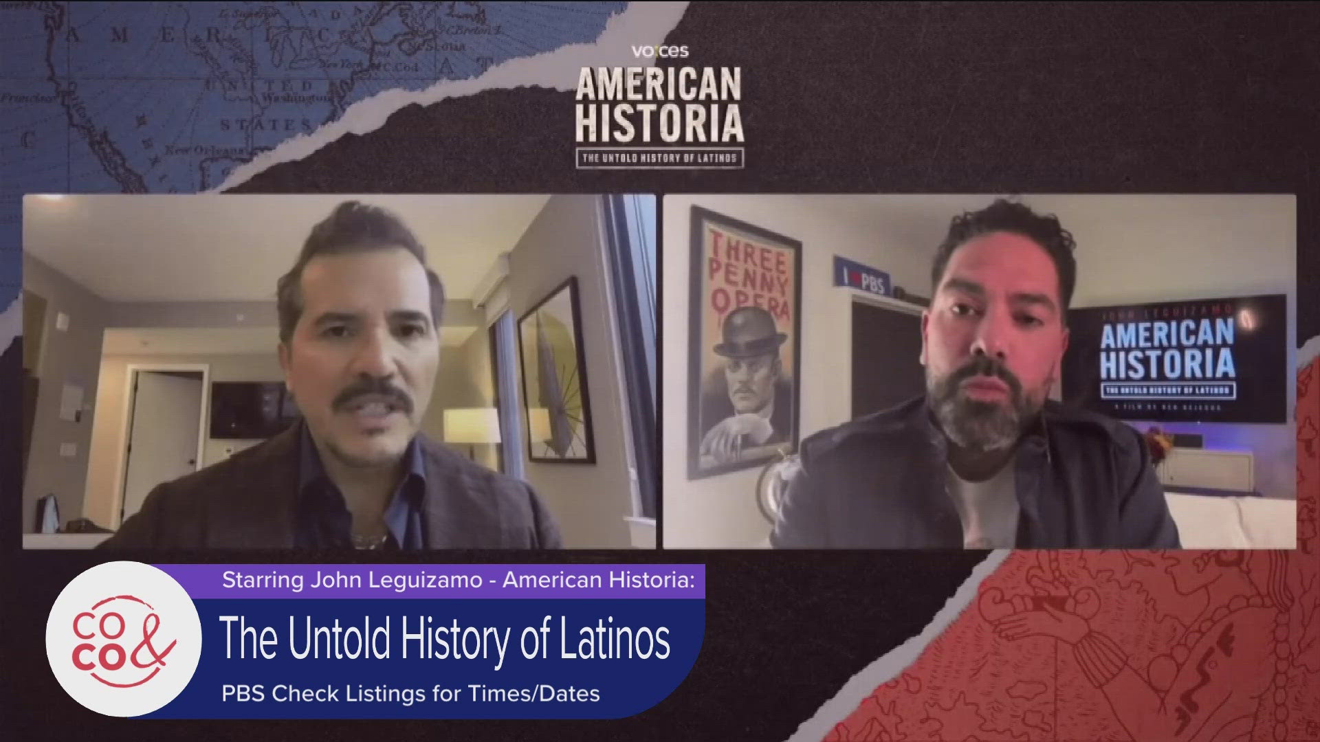 Check out Voces American Historia on PBS. Check your local listings for dates and times.