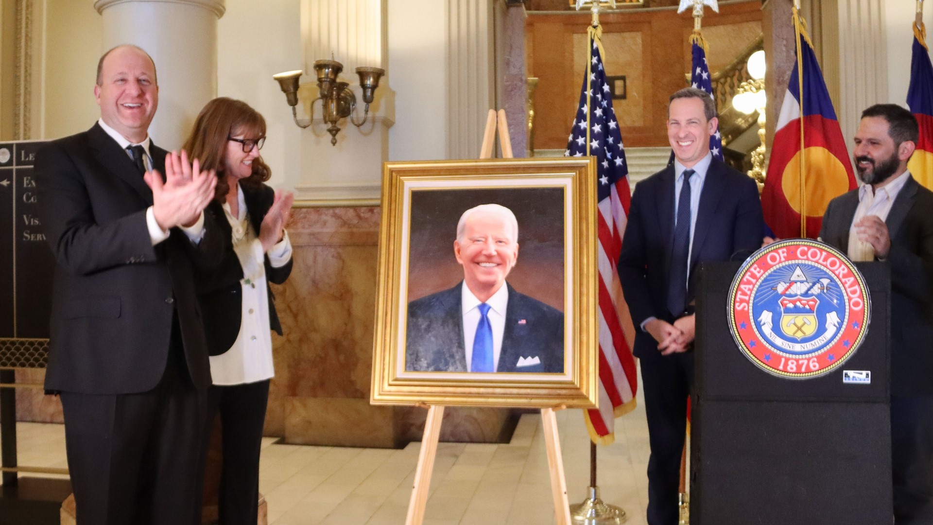 President Biden portrait unveiled at Colorado State Capitol | 9news.com