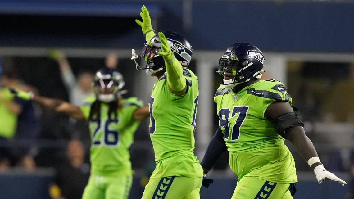 seattle seahawks neon green uniforms