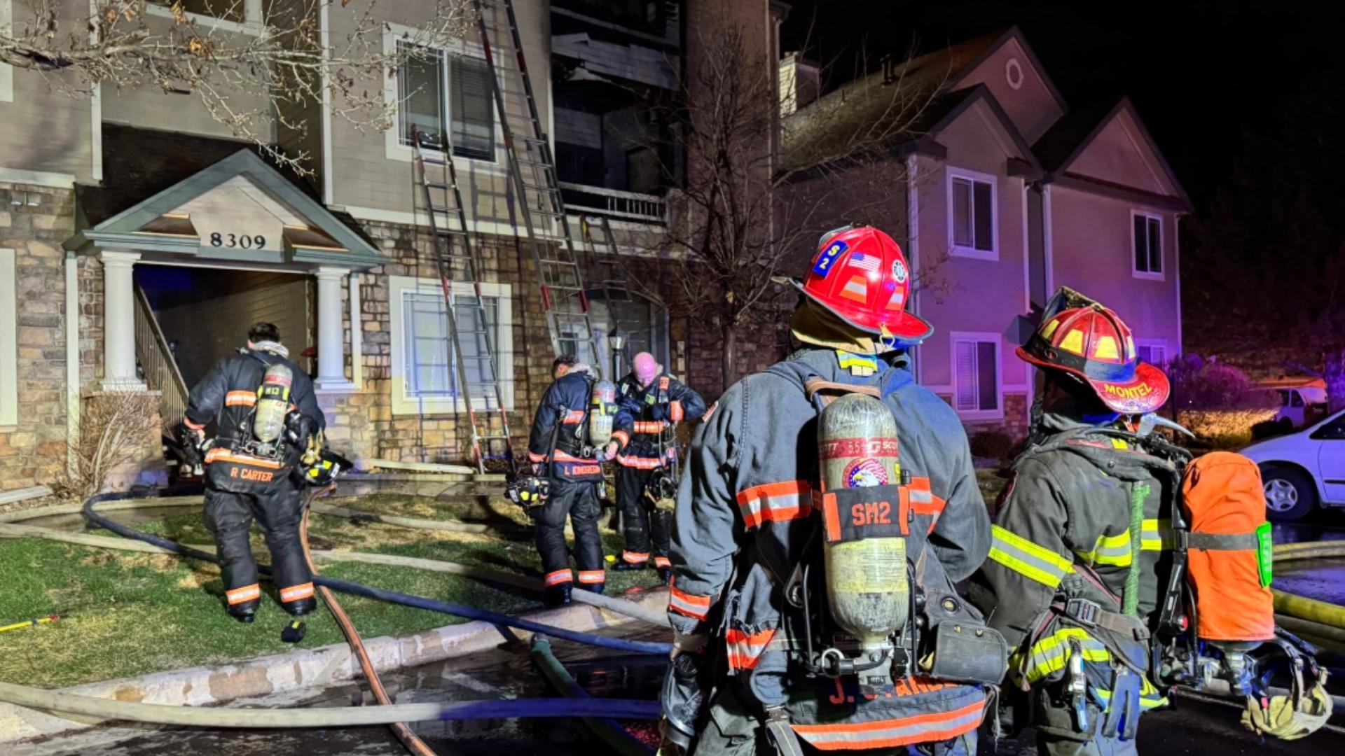 2-alarm fire at condo complex evacuates residents | 9news.com