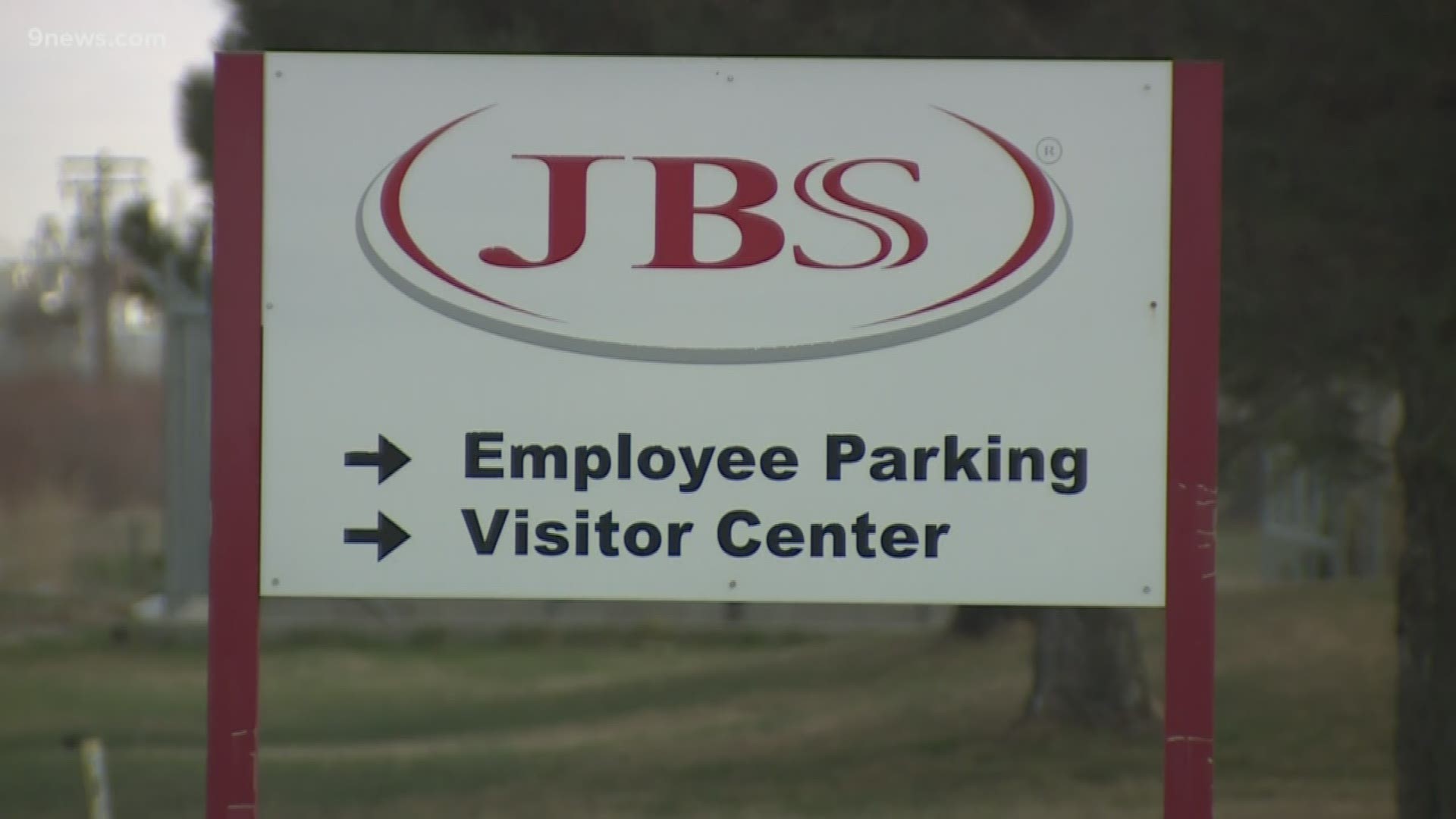 The JBS food processing company said than 800 employees in Greeley called out from work Monday.