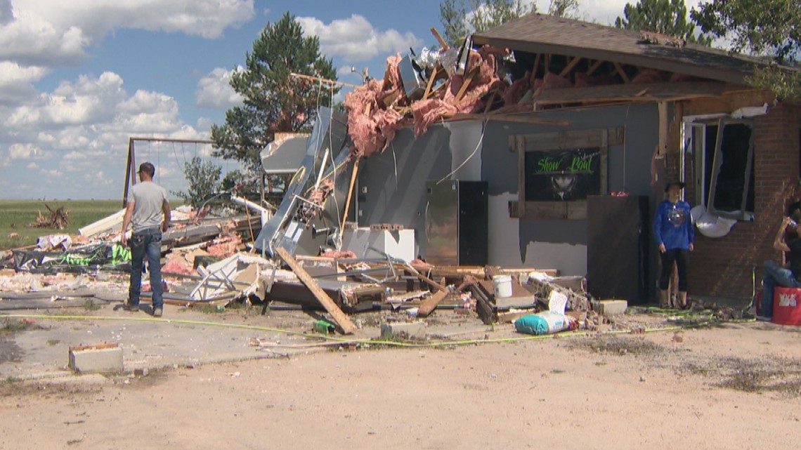 Kids ride tornado out home alone in Yuma, Colorado | 9news.com
