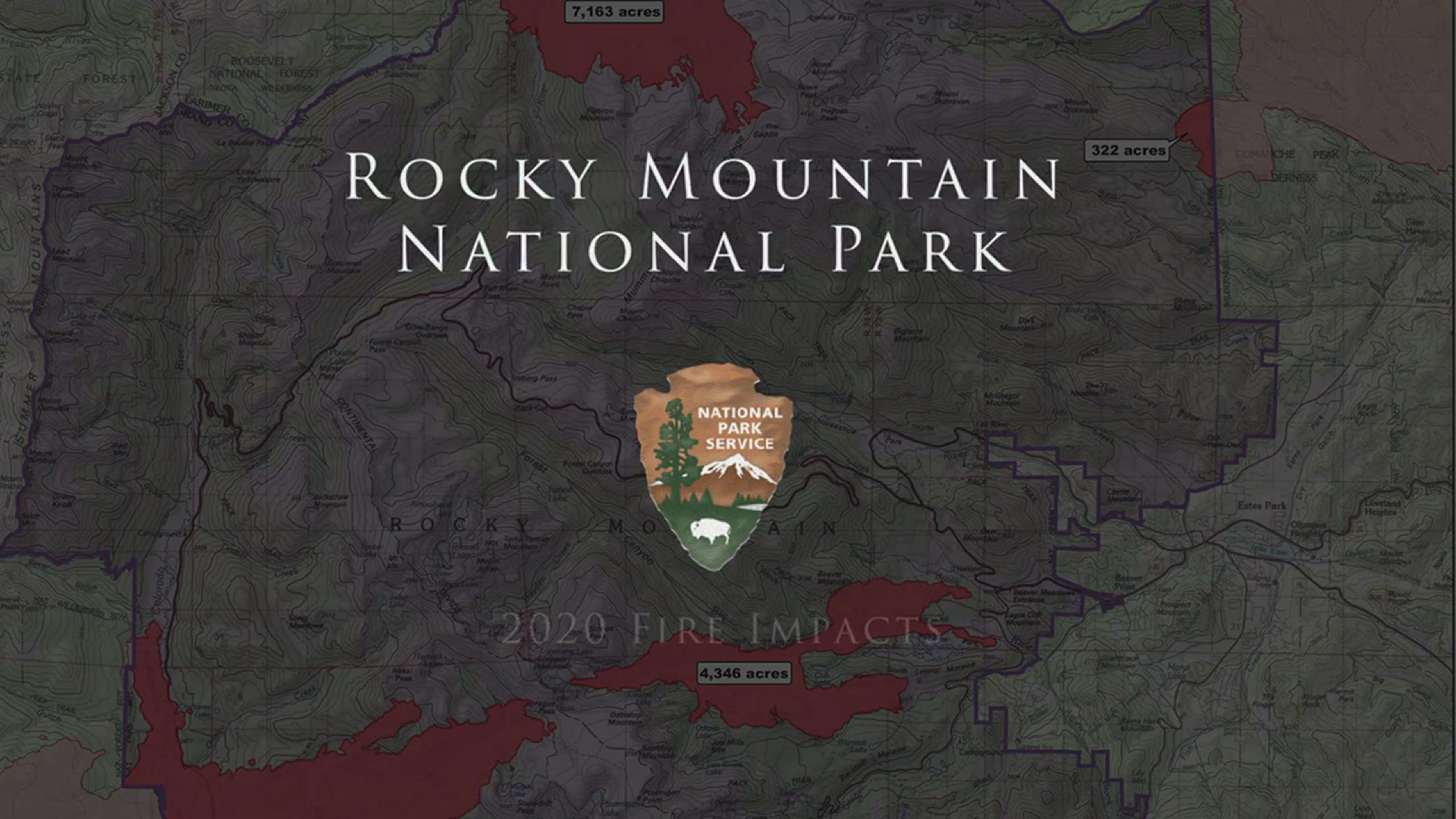RMNP shared this video of damage caused by the East Troublesome Fire, which impacted about 30,000 acres of the park.