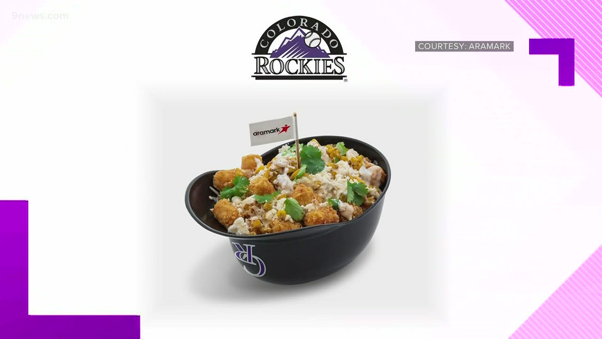 Aramark, the food and facilities management company that partners with the Colorado Rockies, introduced the items ahead of Opening Day.