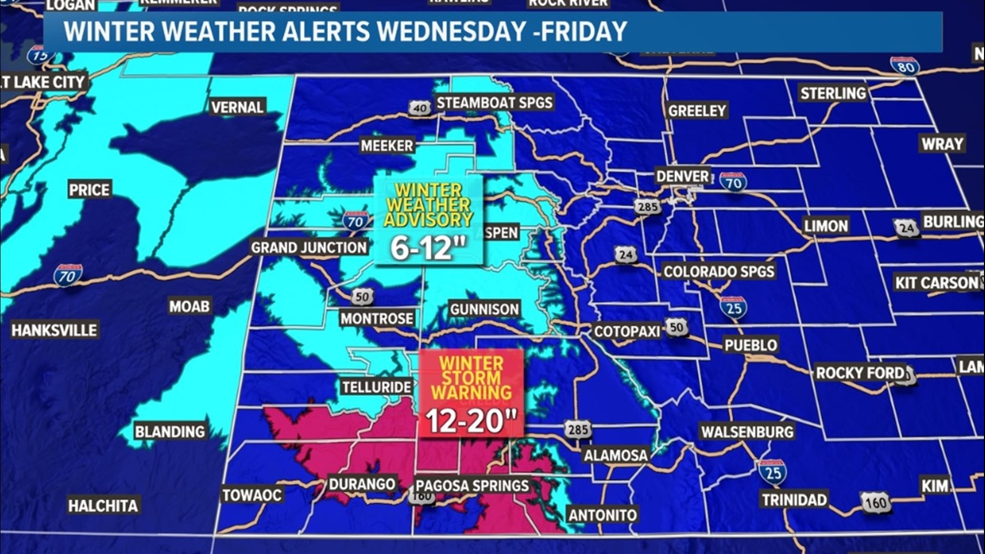 Denver weather: First snow likely Thursday and Friday | 9news.com