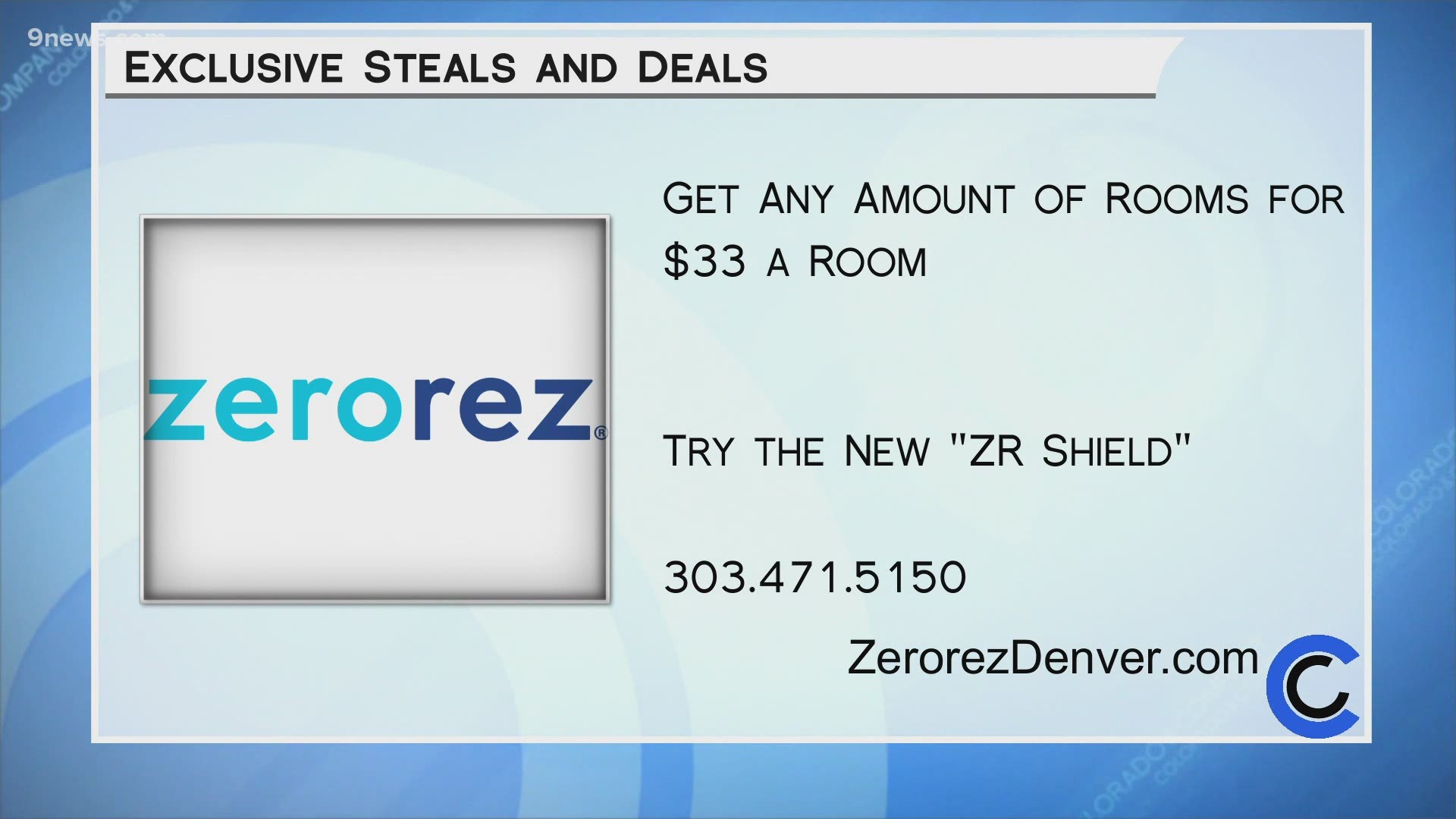 Keep your carpets cleaner longer. Clean any number of rooms for just $33 each! Learn more at ZerorezDenver.com or call 303.471.5150.