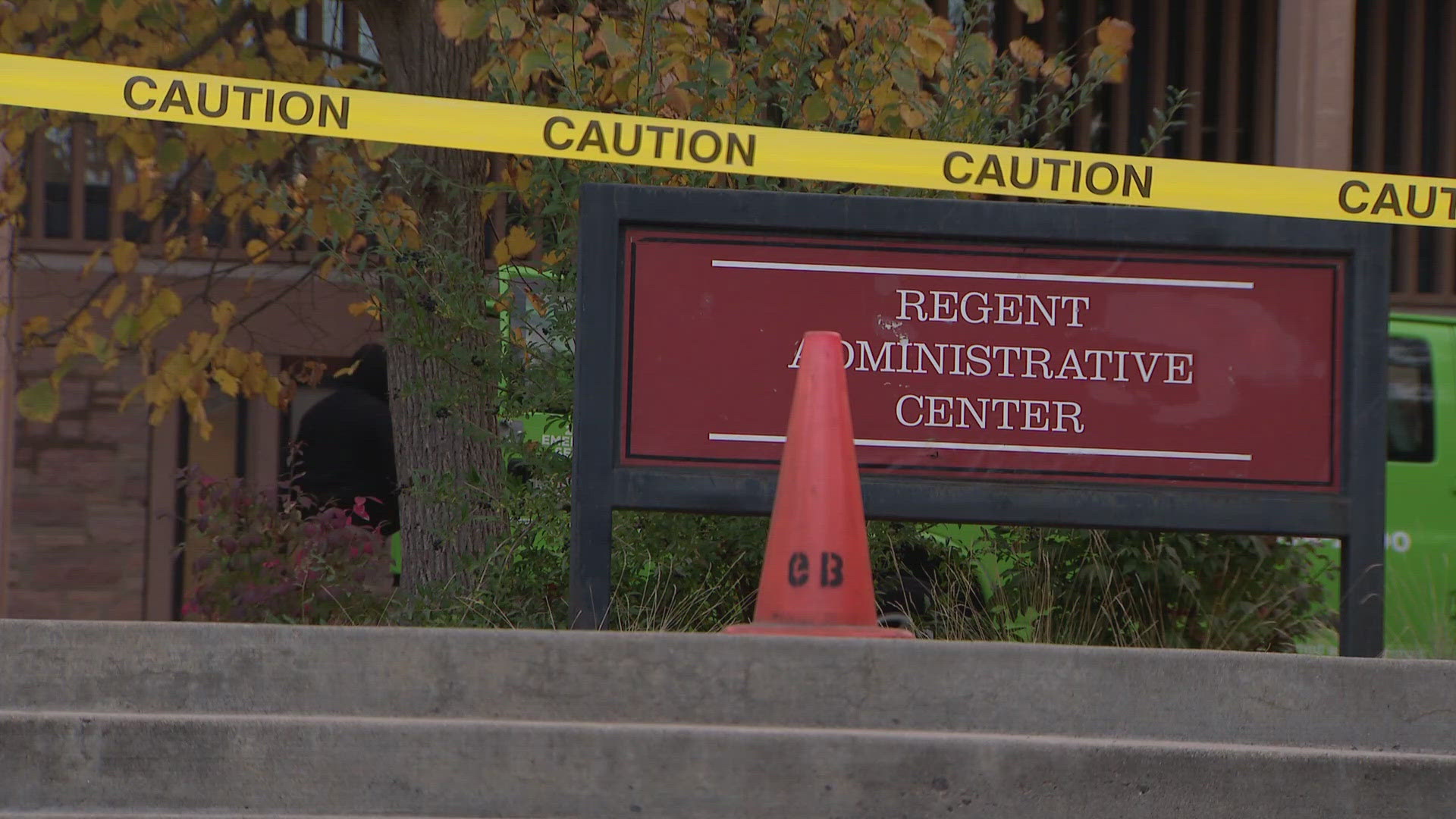 School leaders say the graffiti was found this morning in at least five places on the University of Colorado campus.