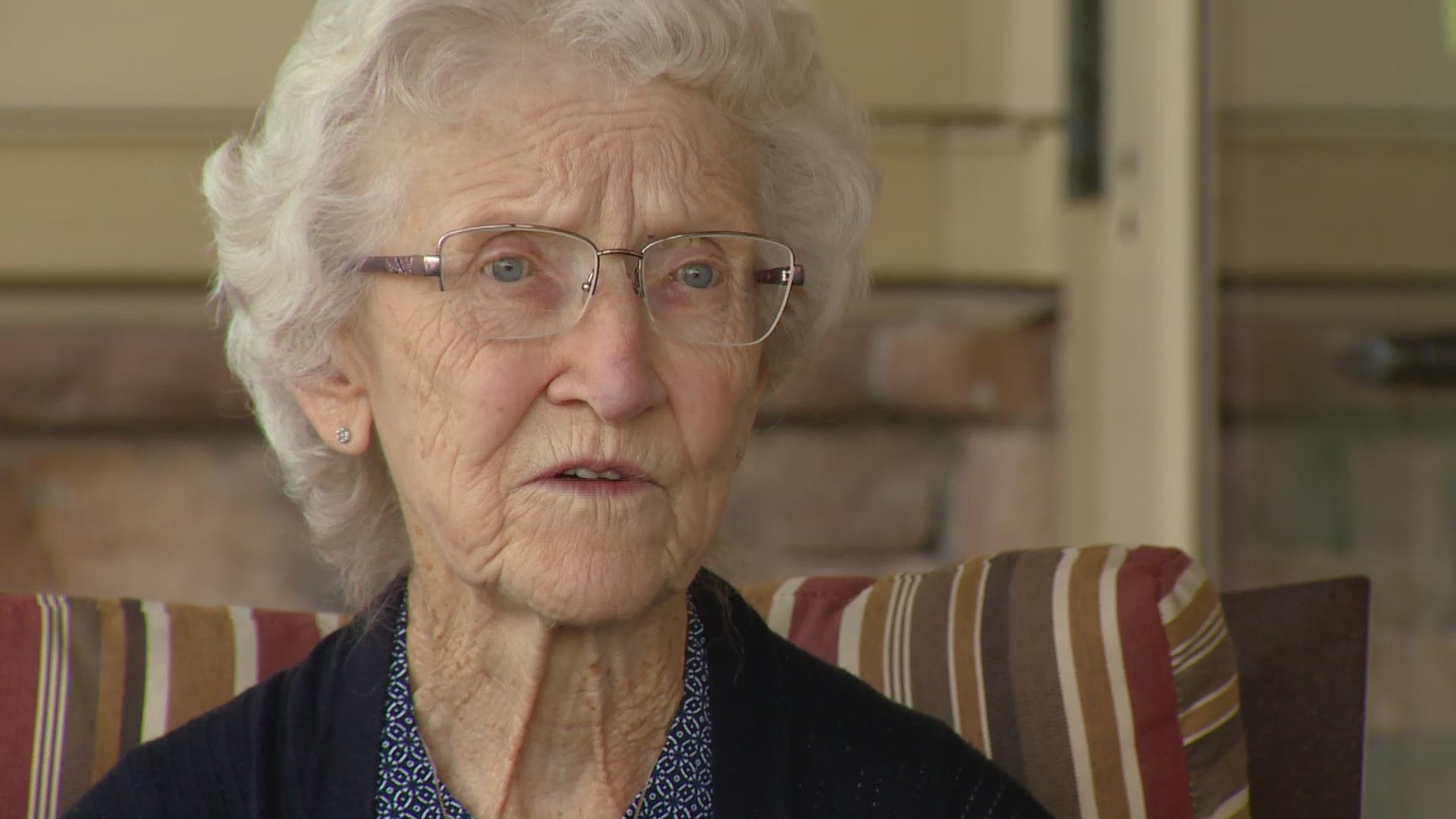 Jeri Gloystein, 91, recalls experiencing rationing during World War II.