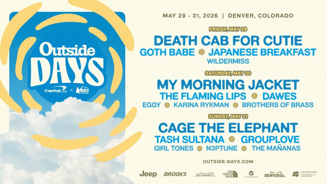 Outside Days Festival: Here's your guide to speakers, set times, parking, weather
