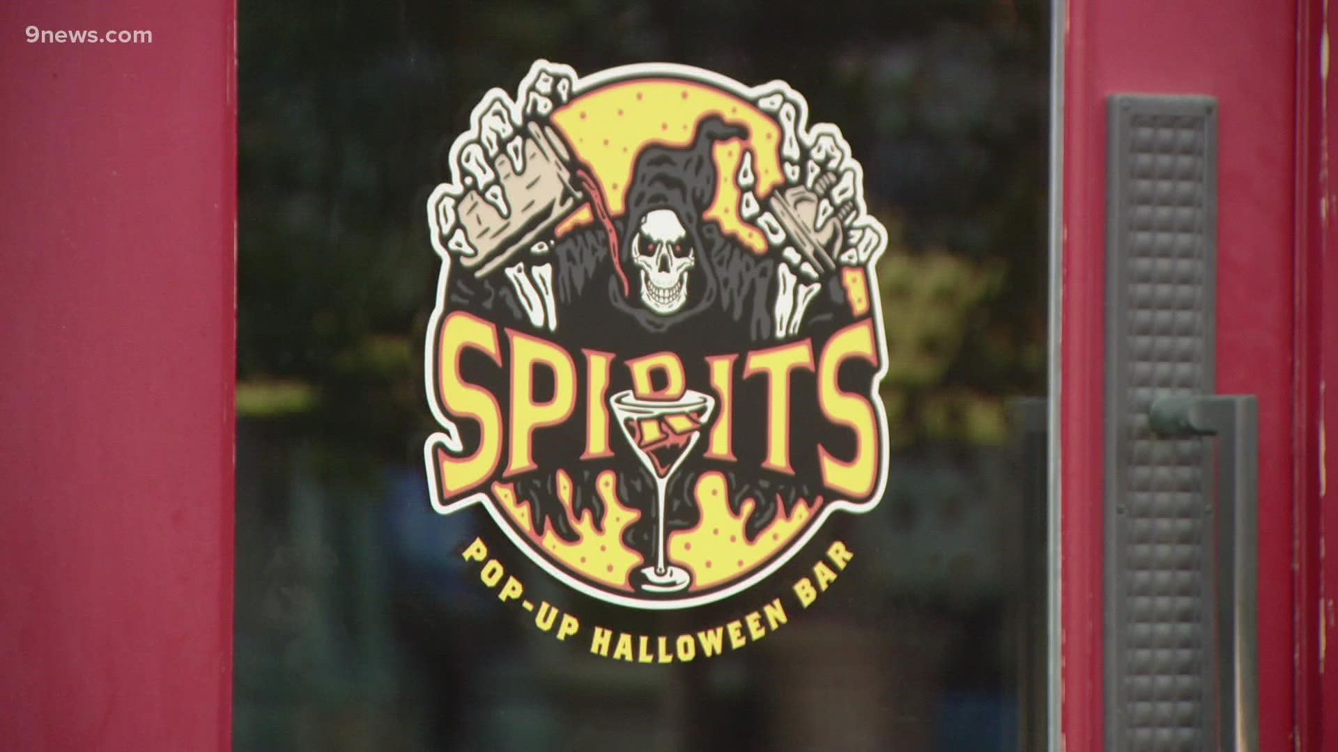 Get an inside look at Spirits, a Halloween pop-up bar in Larimer Square. The bar is only open until the end of October.