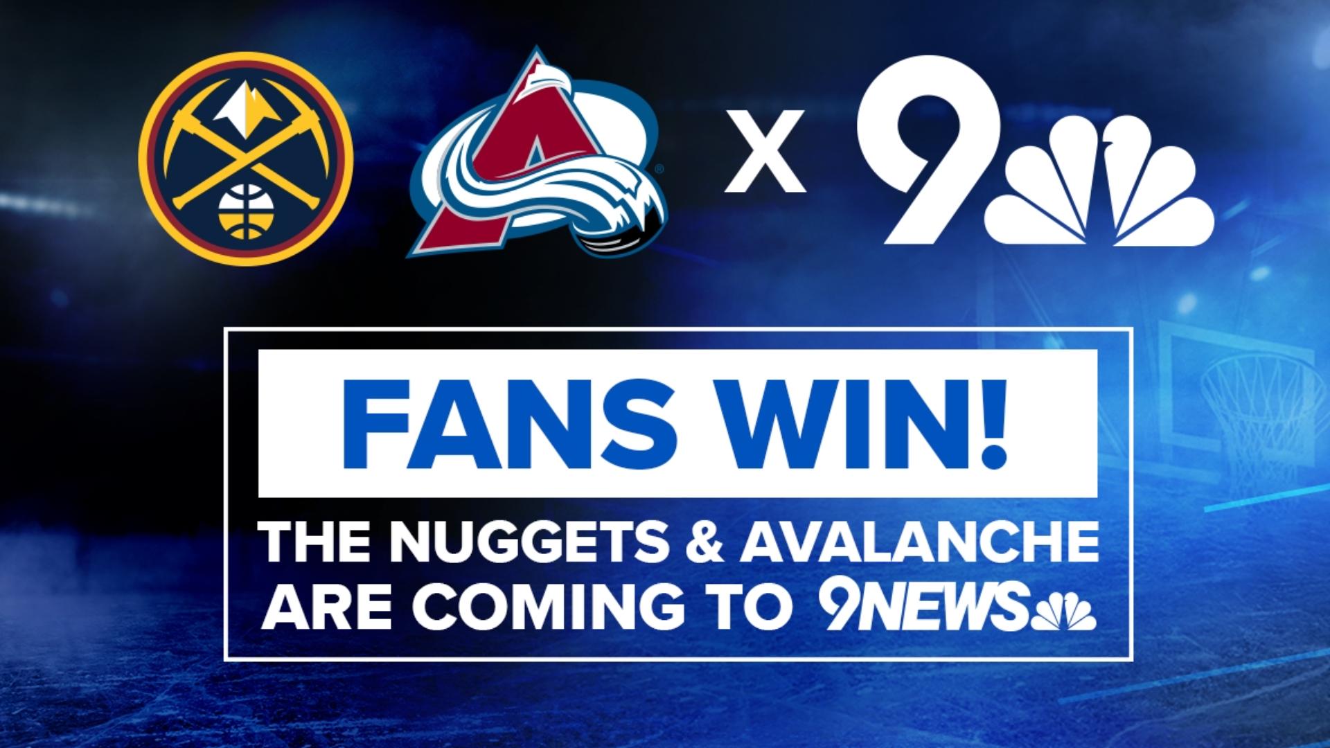 Add an antenna to your TV to watch select Denver Nuggets and Colorado Avalanche games for free on 9NEWS.