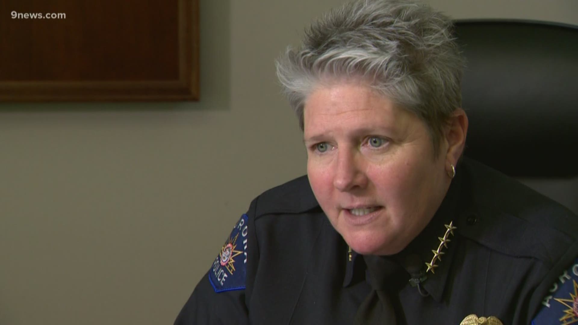 9NEWS reporter Marc Sallinger sat down to talk with the interim chief about what she's doing to fix the problems the Aurora Police Department is facing.