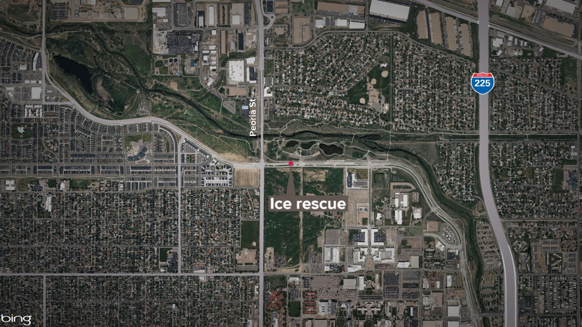 1 taken to hospital after ice rescue at Aurora park