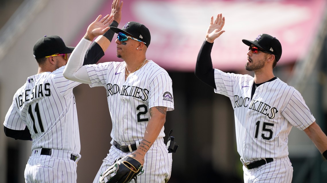 Grichuk, Cron power Rockies to win over Padres
