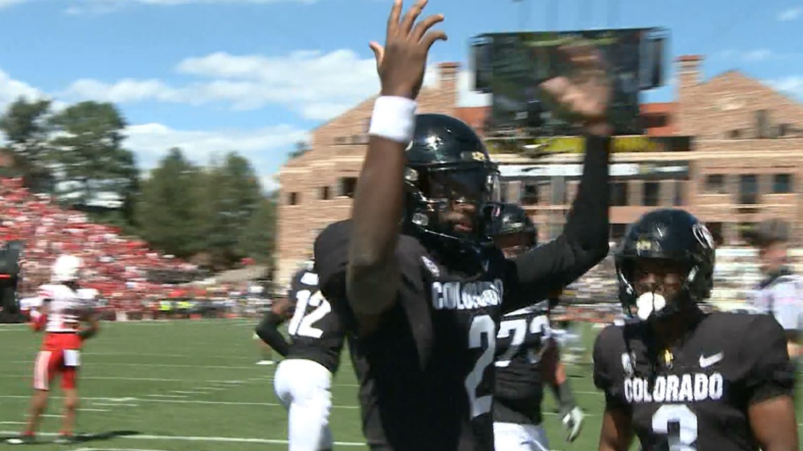 Shedeur Sanders Does 'Prime Time' Celebration After Scoring Touchdown ...