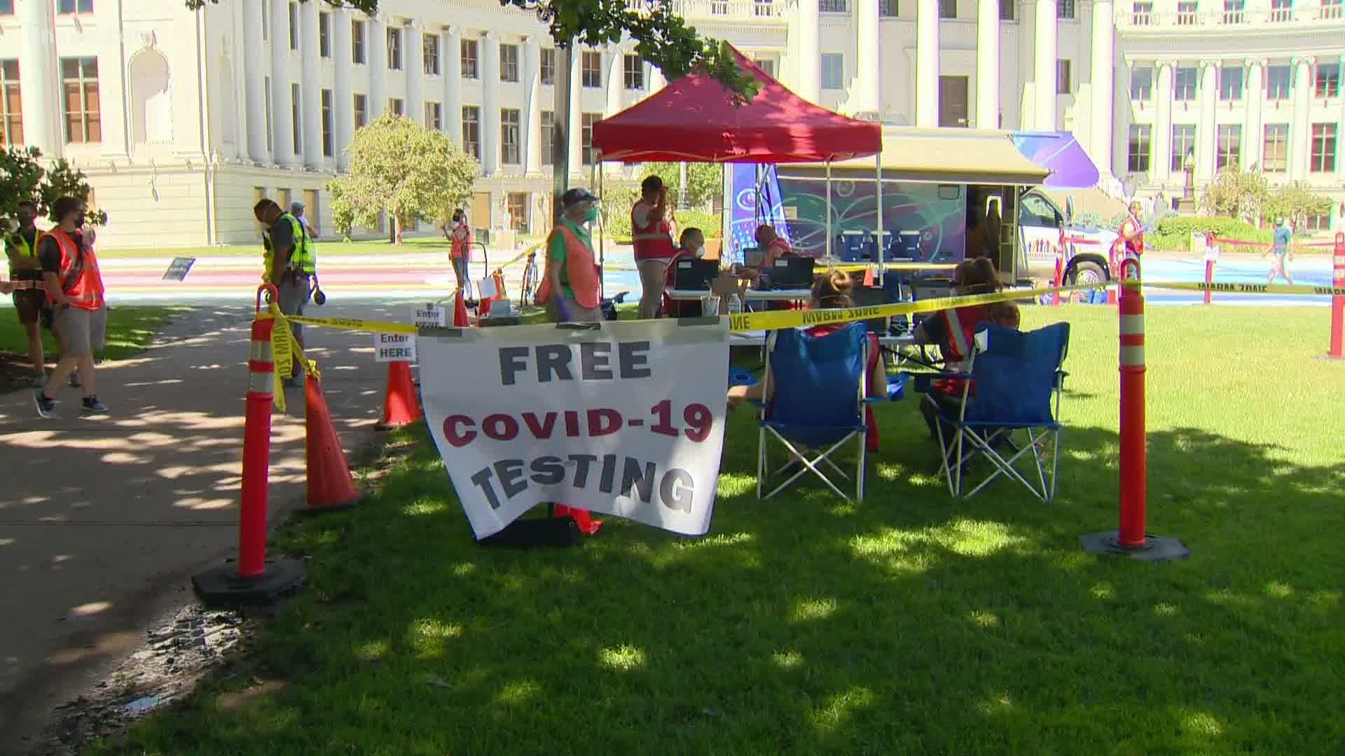 Black Lives Matter 5280 worked with the city to provide music, food, art, PPE, and free COVID-19 testing while celebrating Juneteenth.