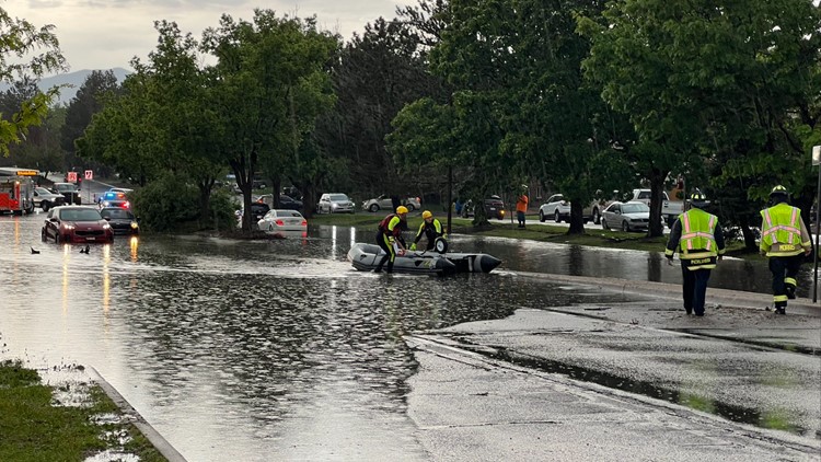 Parts of Denver area hit with flash flooding Monday