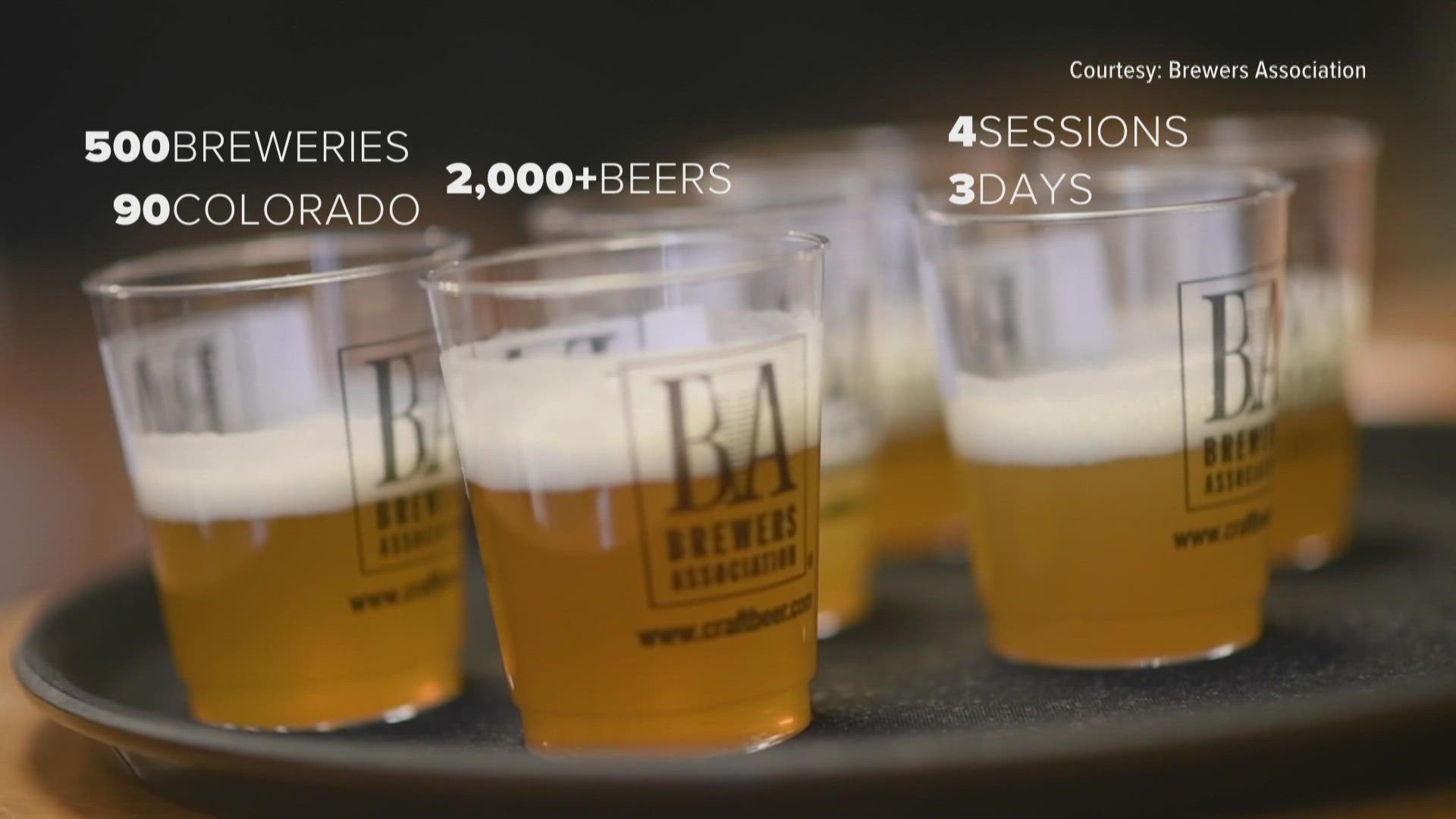 The 40th annual Great American Beer Festival starts on October 6 and runs until October 8 at the Colorado Convention Center.