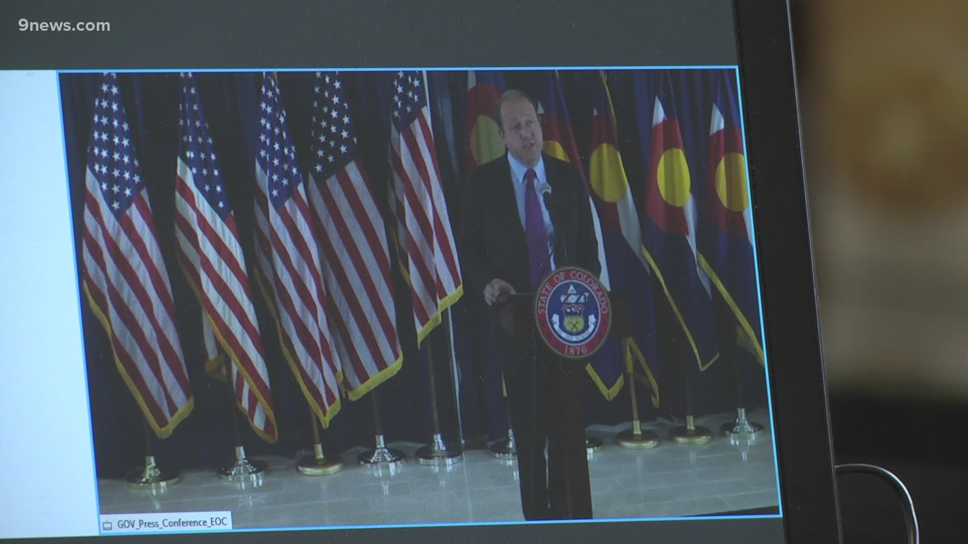 Gov. Jared Polis (D-Colorado) asked Coloradans to continue wearing masks and practicing social distancing.
