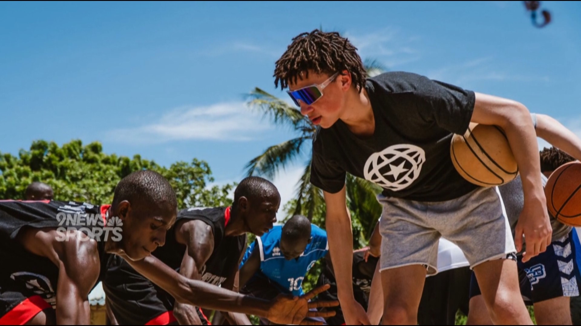 Two Smoky Hill HS athletes went to Kenya to build schools, classrooms, teach basketball, give shoes, etc. for an initiative called Koins for Kenya.