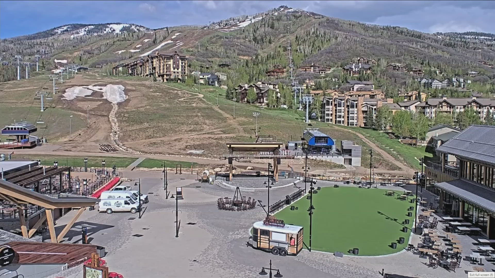 The bear attack happened near Steamboat Springs ski resort, Colorado Parks and Wildlife officials said. The person suffered minor abrasions and scrapes, CPW said.